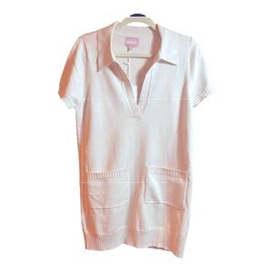 NWT Show Me Your MUMU Dexter Sweater Dress In The Color Cream. Size Small